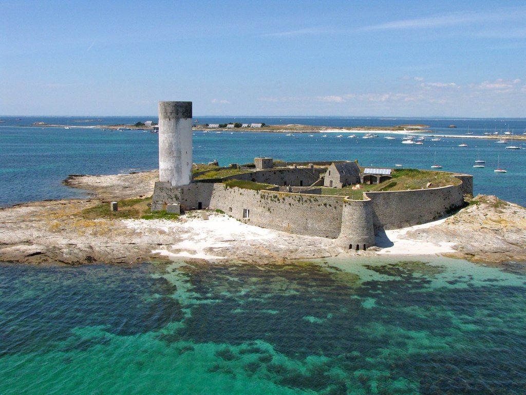 Approche de l'archipel des Glénan en ferry