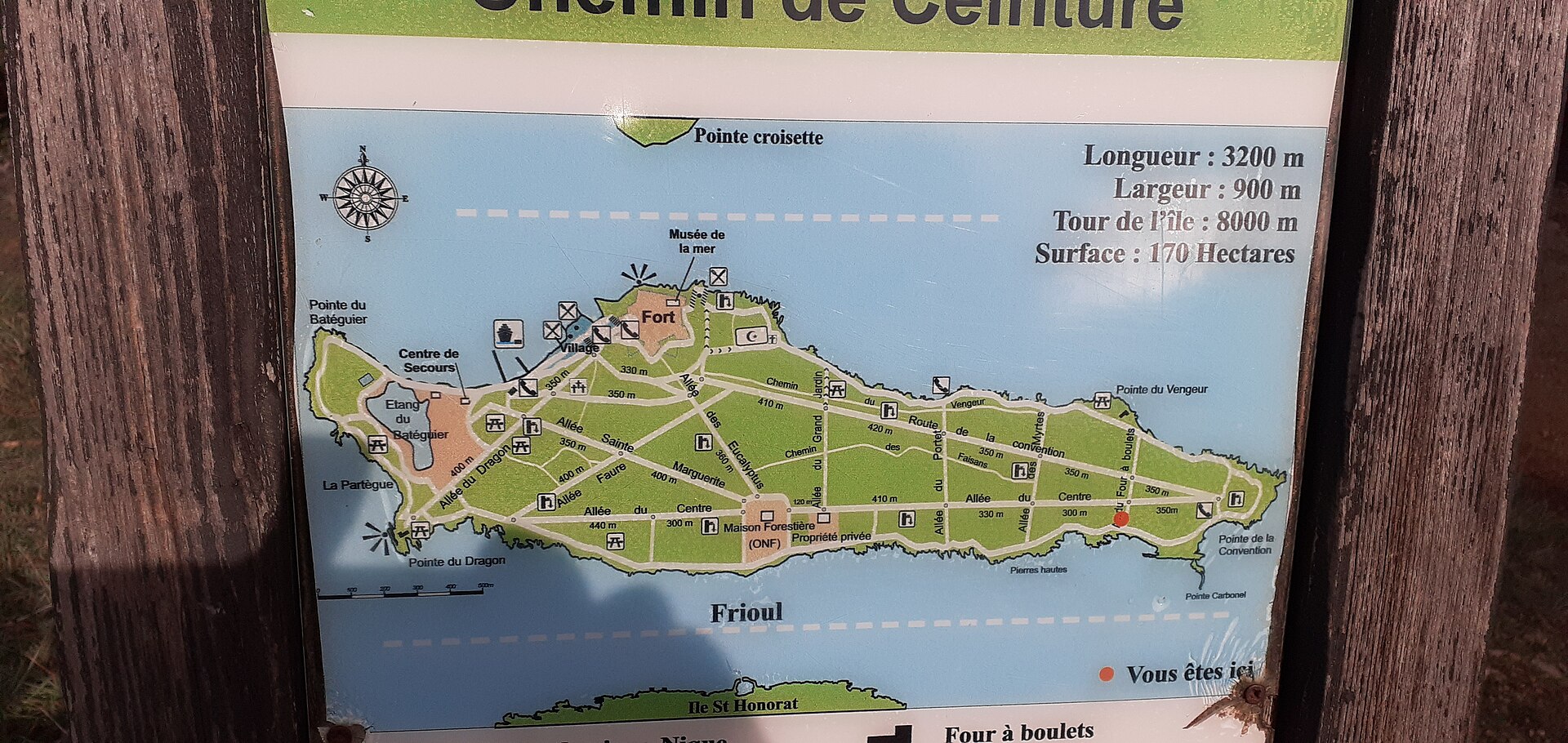 Les îles de Lérins depuis Cannes